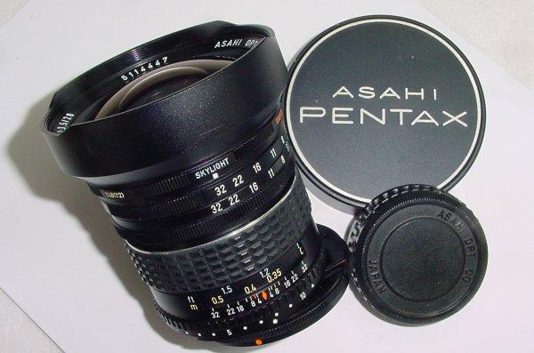 Pentax 28mm F/3.5 Shift SMC ASAHI OPT. CO., Manual Focus PK Mount Lens