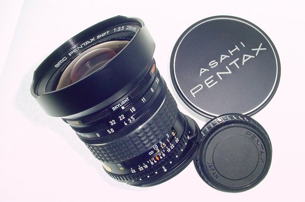 Pentax 28mm F/3.5 Shift SMC ASAHI OPT. CO., Manual Focus PK Mount Lens