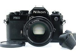 Nikon FM2 35mm Film SLR Manual Camera + Nikon 50mm F/1.8 AIs Nikkor Lens