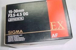 Sigma 15-30mm f/3.5-4.5 DG Wide Angle Zoom Lens For Canon EF Mount