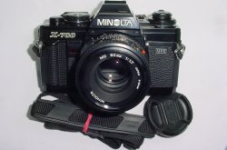 Minolta X-700 35mm Film SLR Manual Camera + 50/1.7 MD Lens + Data Back