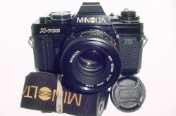 Minolta X-700 35mm Film SLR Manual Camera + 50/1.7 MD Lens + Data Back