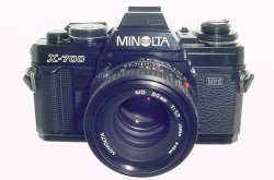 Minolta X-700 35mm Film SLR Manual Camera + Minolta 50mm F/1.7 MD Lens