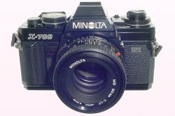Minolta X-700 35mm Film SLR Manual Camera + Minolta 50mm F/1.7 MD Lens