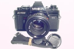 Minolta X-700 35mm Film SLR Manual Camera + Minolta 50mm F/1.7 MD Lens