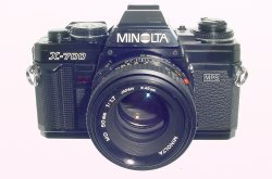Minolta X-700 35mm Film SLR Manual Camera + Minolta 50mm F/1.7 MD Lens