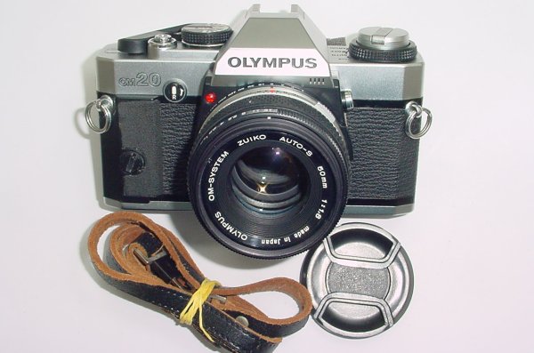 Olympus OM20 35mm Film SLR Manual Camera with Olympus 50/1.8 Zuiko Lens