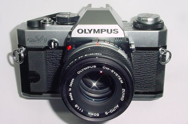 Olympus OM20 35mm Film SLR Manual Camera with Olympus 50/1.8 Zuiko Lens