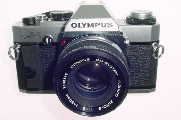 Olympus OM20 35mm Film SLR Manual Camera with Olympus 50/1.8 Zuiko Lens