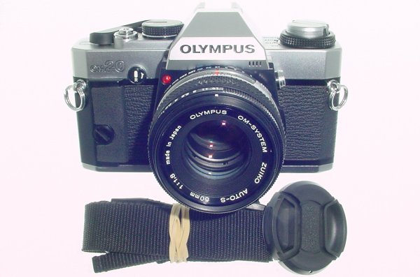 Olympus OM20 35mm Film SLR Manual Camera with Olympus 50/1.8 Zuiko Lens