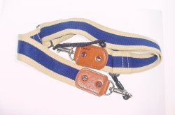 Olympus White & Blue Wide Shoulder Strap