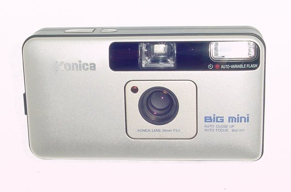 Konica Big mini Auto Close Up BM-201 35mm Film Point & Shoot Camera 35/3.5 Lens