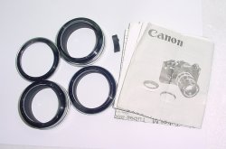 Canon FD Extension Tube M Set (M5, M10, M20, M20)
