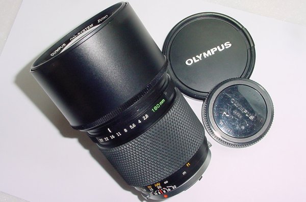 Olympus 180mm F/2.8 Auto-T Zuiko OM-System Portrait Manual Focus Lens