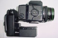 Bronica ETRSi SLR 6 x 4.5 Camera + Zenzanon-PE 75/2.8 Lens and ETR Motor Drive E
