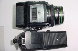 Bronica ETRSi SLR 6 x 4.5 Camera + Zenzanon-PE 75/2.8 Lens and ETR Motor Drive E