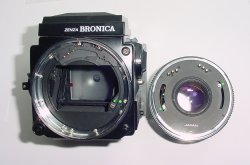 Bronica ETRSi SLR 6 x 4.5 Camera + Zenzanon-PE 75/2.8 Lens and ETR Motor Drive E