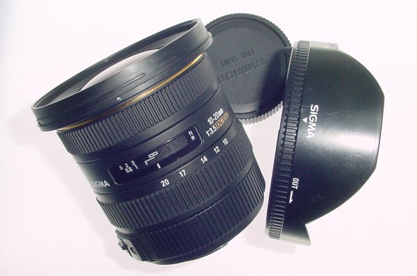Sigma 10-20mm F/3.5 DC HSM EX AF Wide Angle Zoom Lens For A-Mount