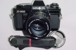 Minolta X-300 35m Film SLR Camera + 50mm F/1.4 MD Rokkor Lens