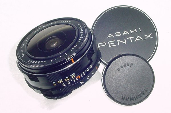 Pentax 17mm F/4 Fish Eye Takumar M42 Screw Mount Manual Focus Lens