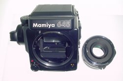 Mamiya M645 Super 120 Film Medium Format SLR Camera with 80/2.8 C Lens