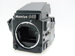 Mamiya M645 Super 120 Film Medium Format SLR Camera Body + AE Prism Finder