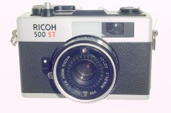Ricoh 500 ST 35mm Film Manual Camera Rikenon 40mm F2.8 Lens