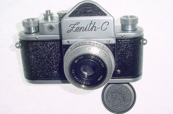 Zenith-C 35mm Film SLR M39 Mount Manual Camera + 50mm F/3.5 Lens