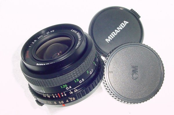 Miranda 28mm F/2.8 MC MACRO Manual Focus Wide Angle Lens For Olympus OM-System