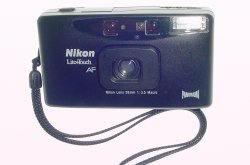 Nikon Lite Touch AF Panorama 35mm Film Point & Shoot Camera 28/3.5 Macro Lens