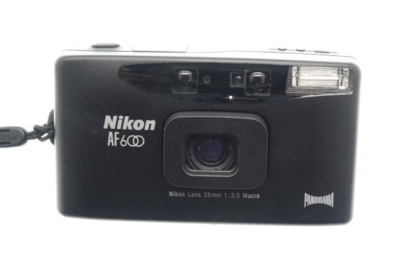 Nikon AF 600 Panorama Point & Shoot 35mm Film Camera 28/3.5 Macro Lens