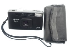 Nikon AF 600 Panorama Point & Shoot 35mm Film Camera 28/3.5 Macro Lens
