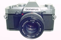 Olympus OM30 35mm SLR Film Camera with 50mm Zuiko F/1.8 Lens