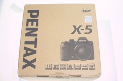 Pentax X-5 16MP DSLR Camera with 26X Zoom Lens in Black