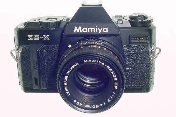 Mamiya ZE-X 35mm Film SLR Camera with Mamiya-Sekor 50mm f/1.7 Lens