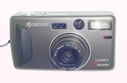 Yashica T Zoom Kyocera Film Camera Carl Zeiss 28-70mm f/4.5-8 T* Tessar Lens
