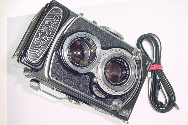 Minolta Autocord LMX Film Medium Format Camera Chiyoko Rokkor 75/3.5 Lens