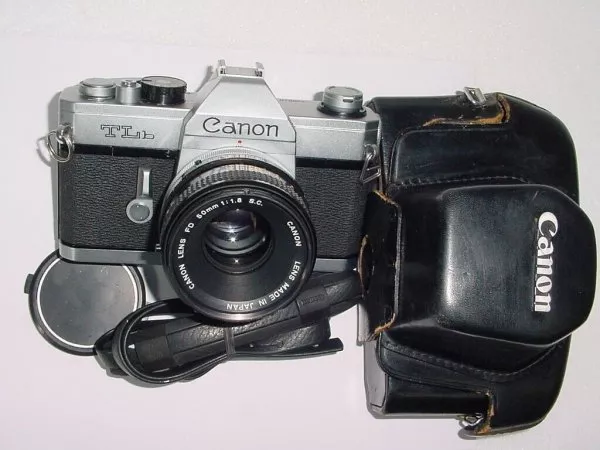 Canon TLb 35mm Film SLR Manual Camera Canon 50mm FD - Main Image