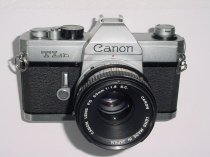 Canon TLb 35mm Film SLR Manual Camera + Canon 50mm F/1.8 FD S.C. Lens