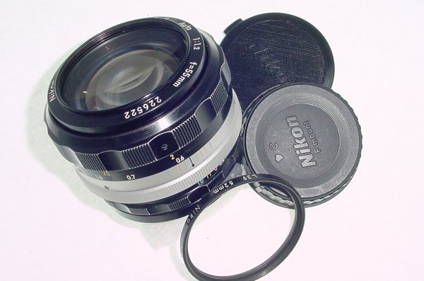 Nikon 55mm F/1.2 Auto Nikkor-S Pre-AI Standard Manual Focus Lens