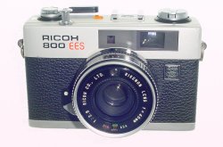 Ricoh 800 EES 35mm Film Rangefinder 40mm F/2.8 Rikenon Lens
