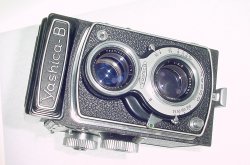 Yashica B TLR 6x6 120 Medium Format Film Camera 80/3.5 Lens in Black