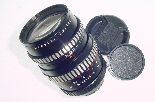 Orestor 135mm F2.8 Meyer - Optik Gorlitz M42 Screw Mount Portrait Lens