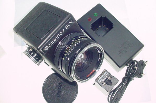 Rolleiflex SLX 120 Film Medium Format Camera with Planar 80mm F/2.8 Rollei-HFT Lens Kit