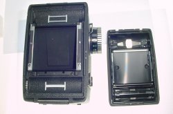 Rolleiflex SLX 120 Film Medium Format Camera with Planar 80mm F/2.8 Rollei-HFT Lens Kit