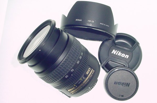 Nikon 24-85mm F/3.5-4.5G ED AF-S Nikkor AF Zoom Lens