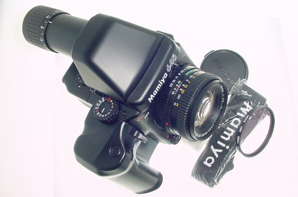 Mamiya 645 PRO Camera + Mamiya-Sekor 80/2.8 C Lens + Motor Drive + SV Prism