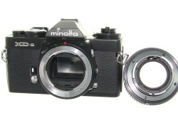 minolta XD-S 35mm Film SLR Manual Camera + 50mm F/1.4 Rokkor MD Lens