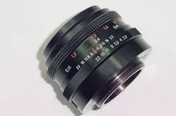 CARL ZEISS JENA DDR 50mm F/2.8 TESSAR M42 Screw Mount Lens