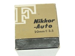 Nikon 20mm F3.5 Auto Nikkor-UD Nippon Kogaku Pre-AI Wide Angle MF Lens